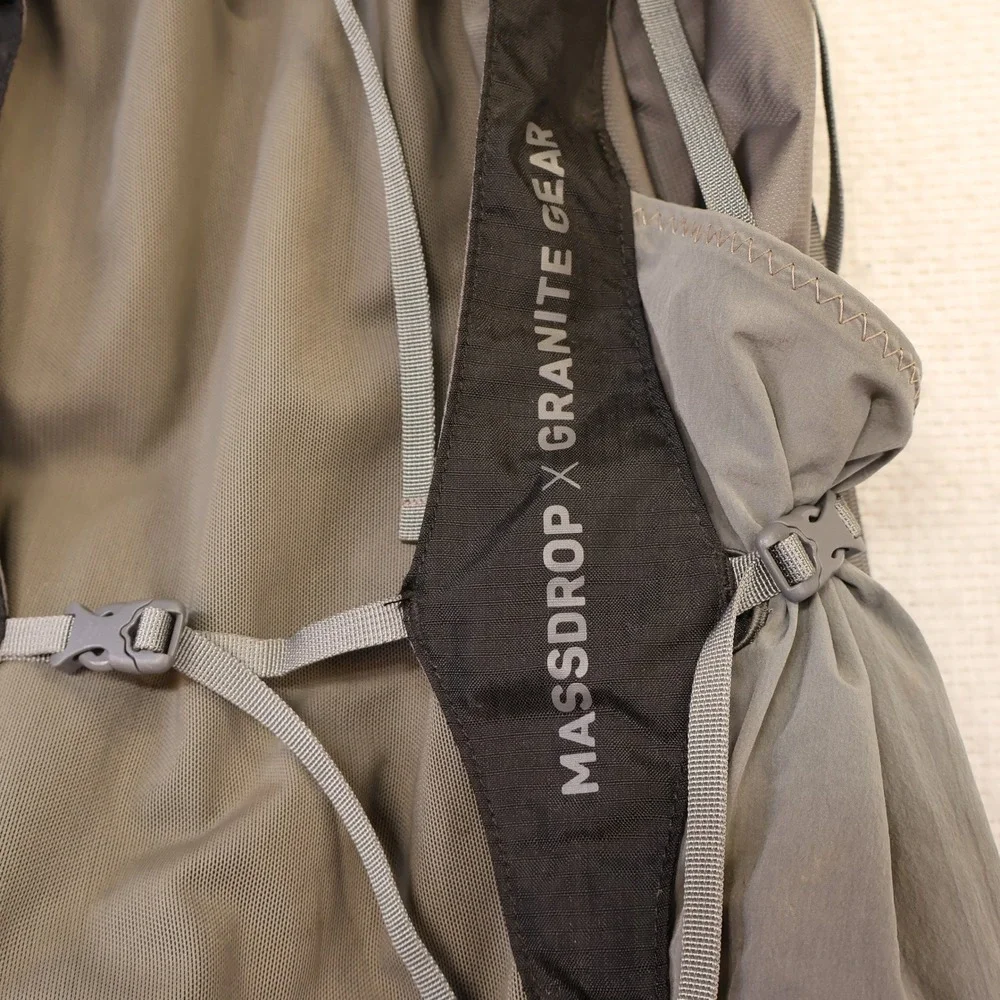 Massdrop x Granite Gear Crown X60 Ultralight Backpacking Pack Gray RE-FIT 60L